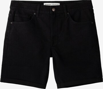 Bershka Regular Shorts in Schwarz: predná strana