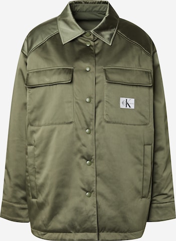 Calvin Klein Jeans Between-Season Jacket in Green: front