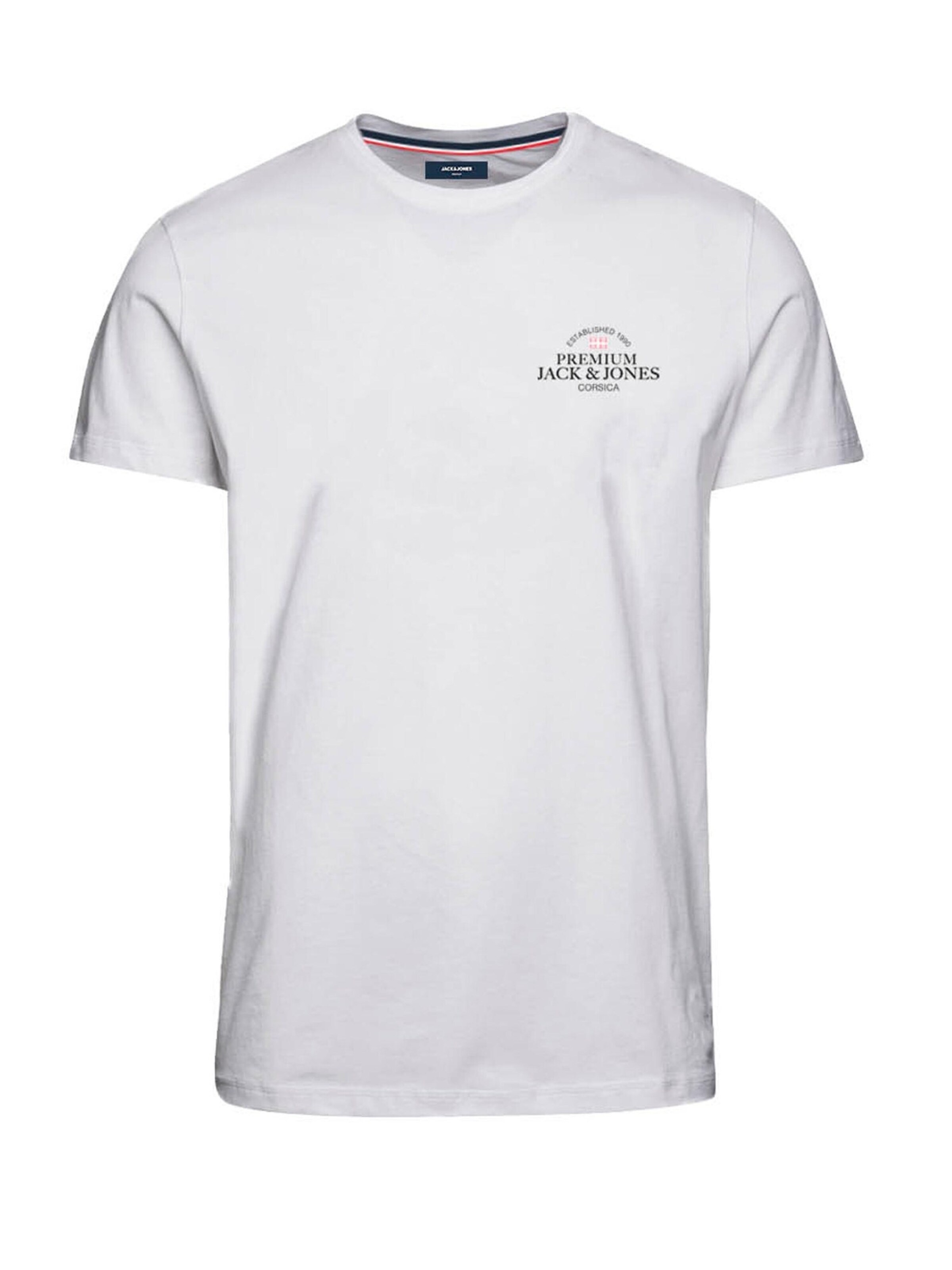 JACK & JONES Bluser & t-shirts 'Blukey' i hvid: forside