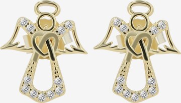 Akzent Ohrringe 'Naiara, 925 Sterlingsilber, langlebig' in Gold: Vorderseite