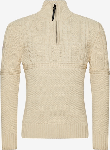 Superdry Sweater 'Jacob' in Beige: front