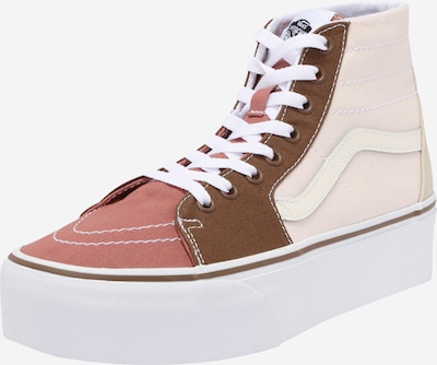 VANS Hög sneaker i brun / rosa / rosé / vit, Produktvy