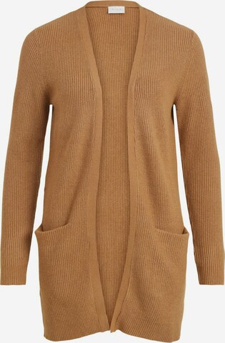 VILA Knit cardigan 'Ril' in Brown: front