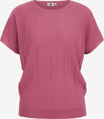 Pull-over WE Fashion en rose : devant