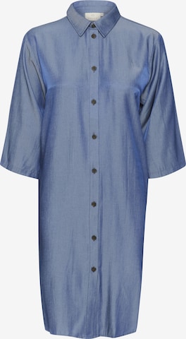 Kaffe - Vestido camisero 'Leonora' en azul: frente