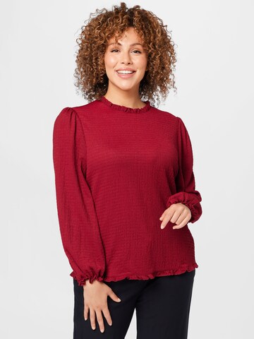 Dorothy Perkins Curve - Camisa em vermelho: frente