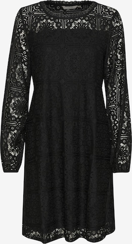 Cream Dress 'Zally' in Black: front