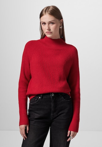 Street One Studio Sweater in Red: front