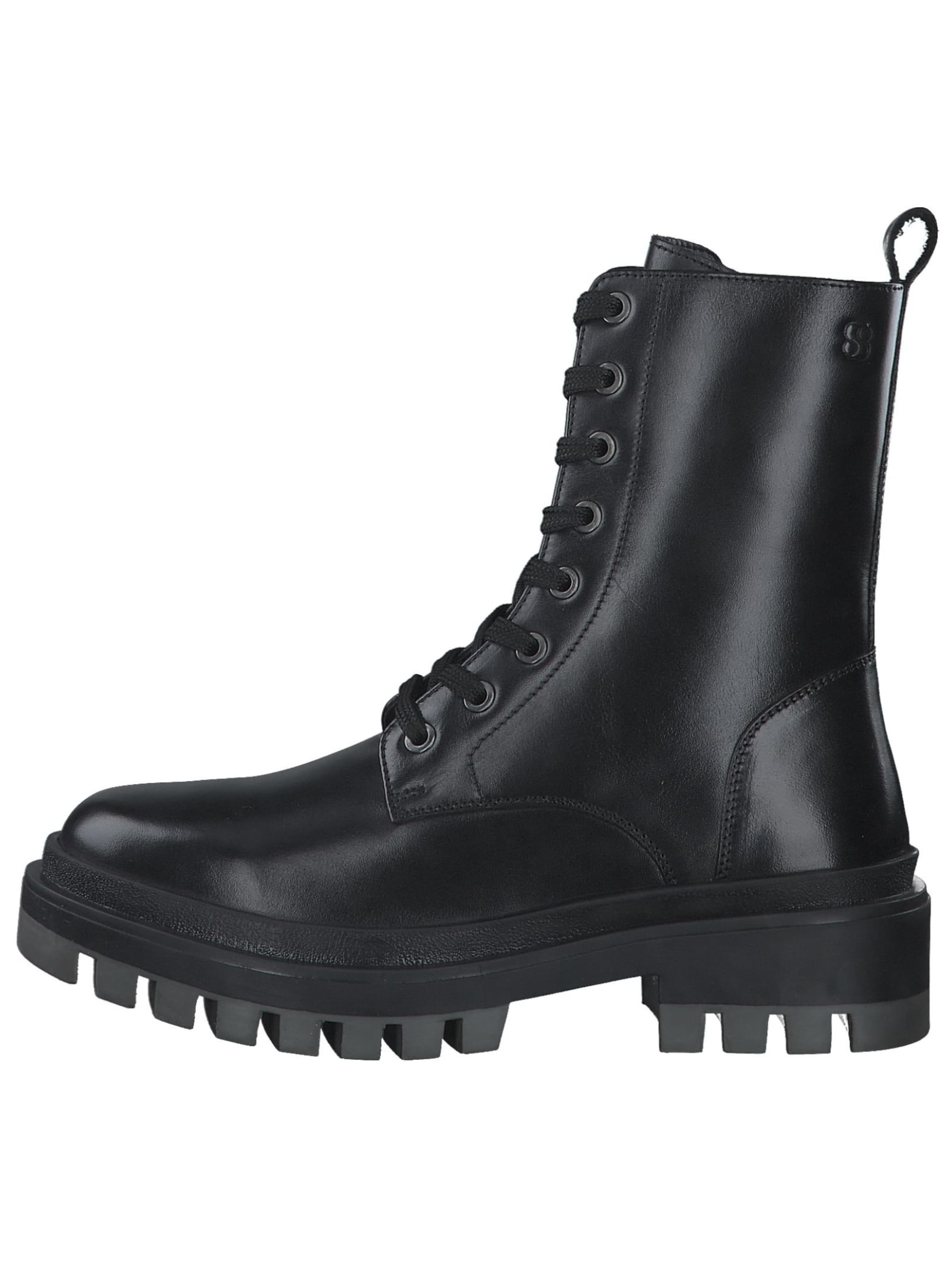 Bottines à lacets s.Oliver en noir