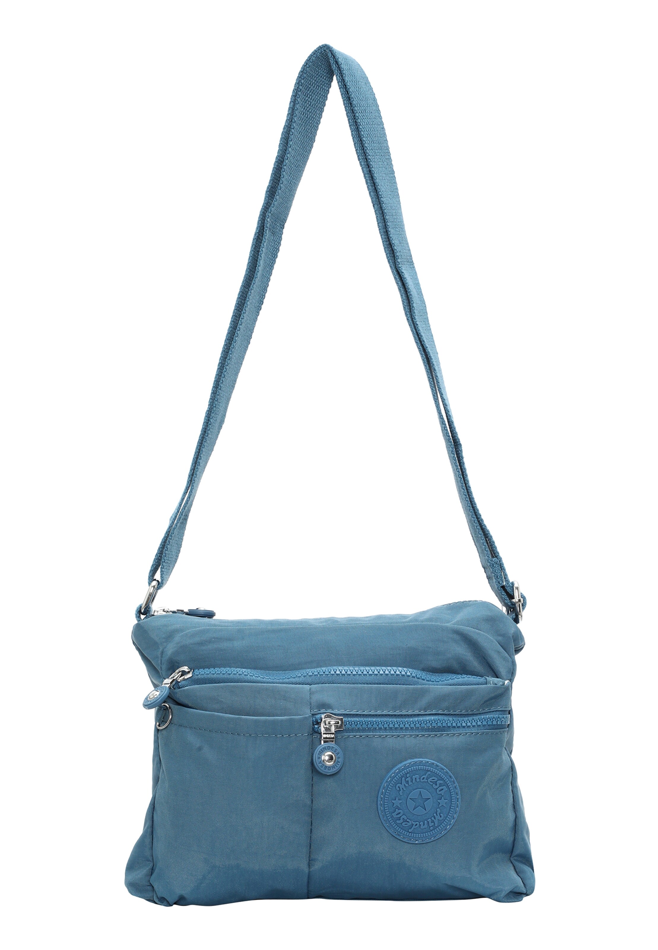 Mindesa - Bolso de hombro en azul: frente