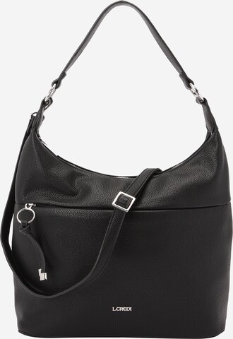 L.CREDI Shoulder bag 'Maite' in Black: front