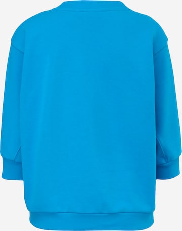 comma casual identity Sweatshirt in Blauw: terug