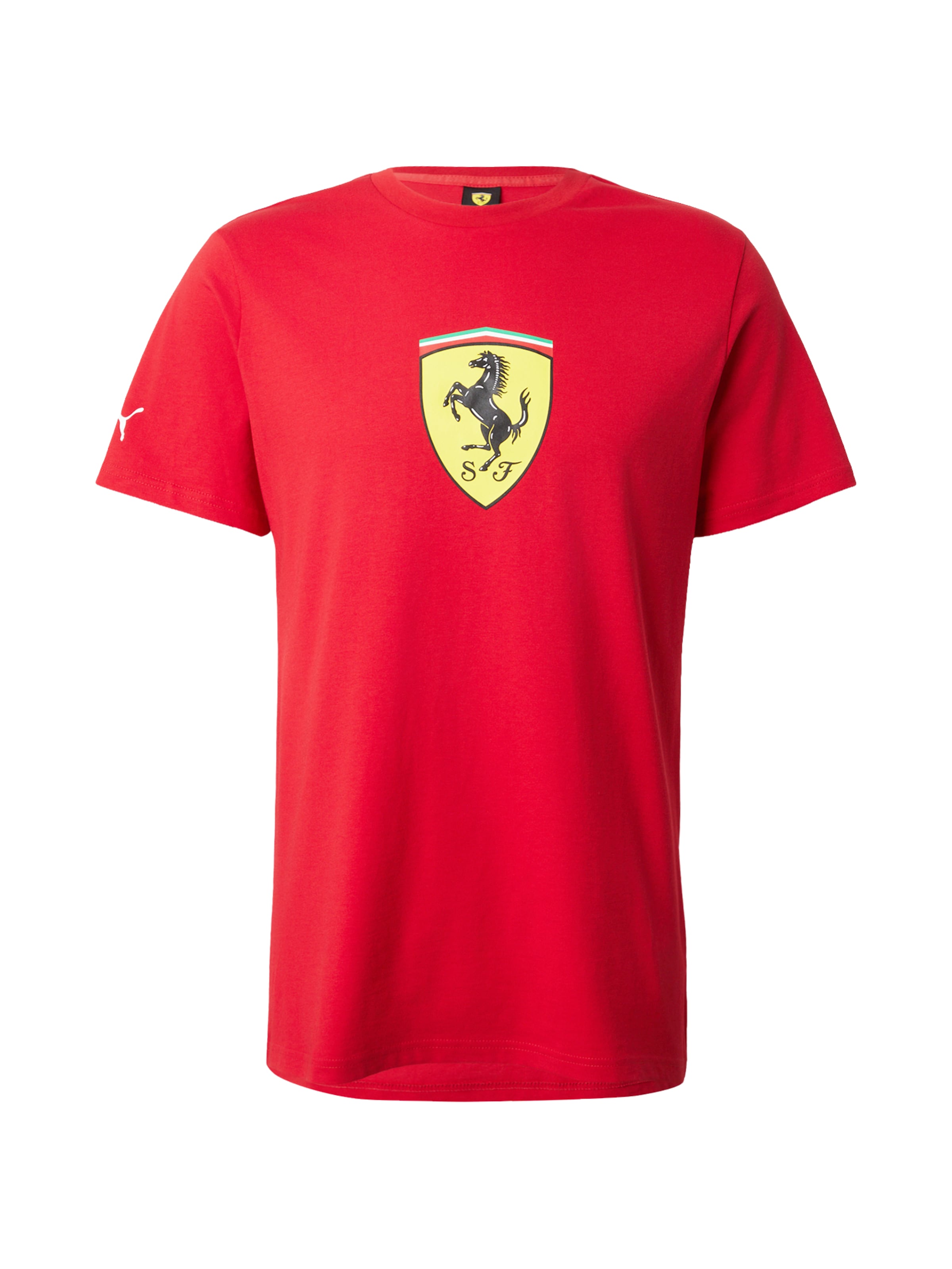 PUMA T-Shirt 'Ferrari' in S in gelb / rot / schwarz, Produktansicht