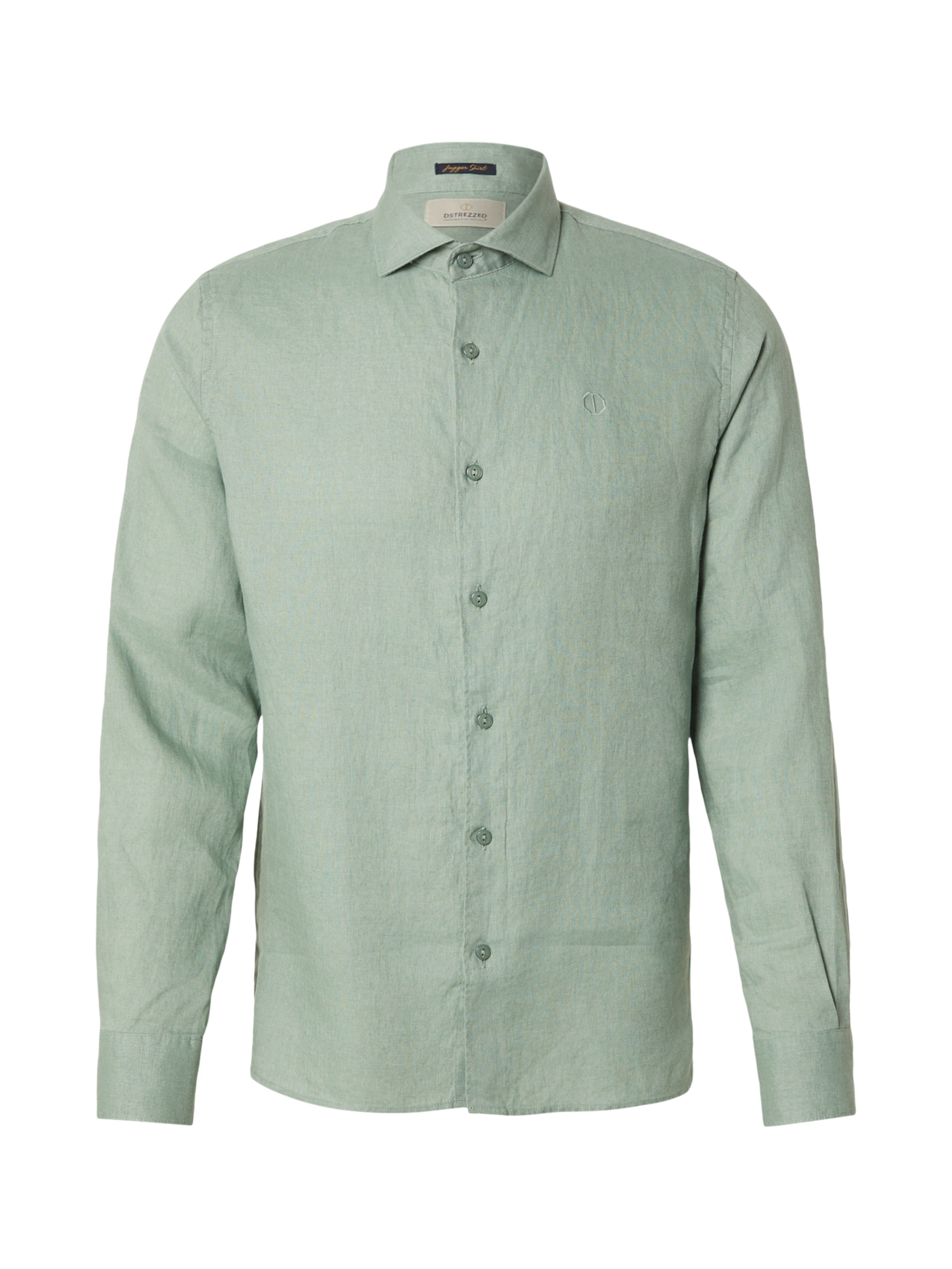 Dstrezzed Regular fit Πουκάμισο 'Jagger' σε πράσινο: μπροστά