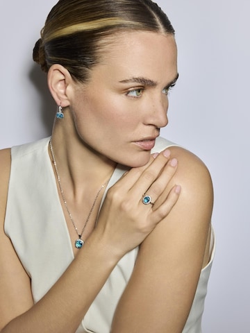 Boucles d'oreilles 'Rilhi' Luxenter en bleu : devant