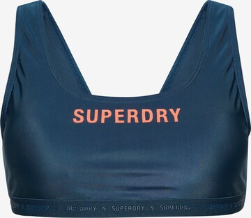 Hauts de bikini Superdry en bleu : devant