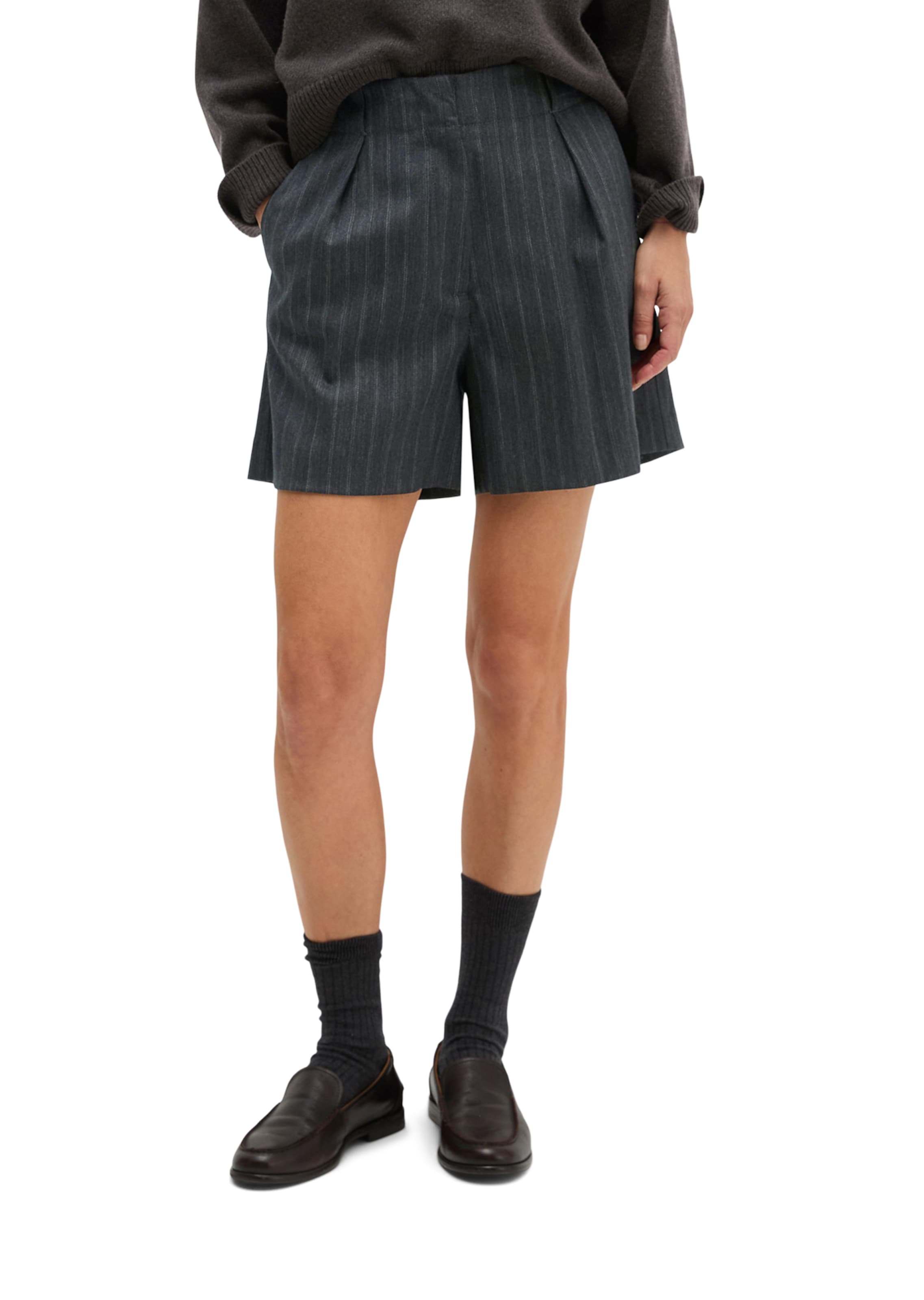 Marc O'Polo Regular Broek in Grijs: voorkant