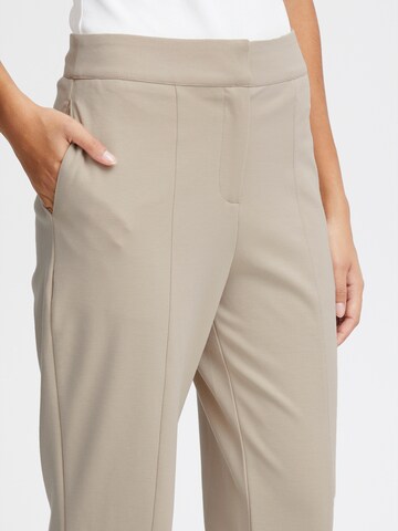 ICHI Flared Trousers in Beige