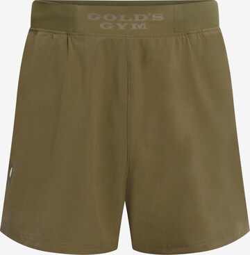 GOLD´S GYM APPAREL Loosefit Sportshorts 'Mark' in Grün: predná strana