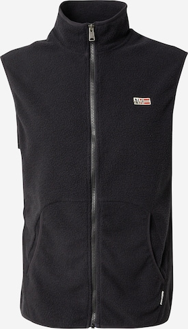 NAPAPIJRI Liivi 'THEOS' värissä musta: etupuoli