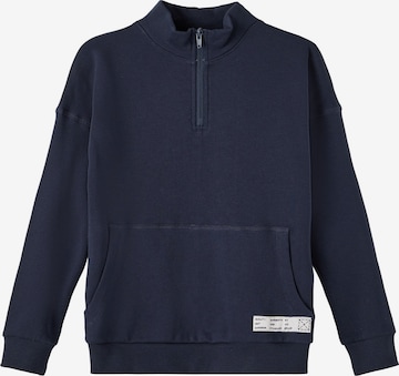 NAME ITSweater majica 'Seniels' - plava boja: prednji dio