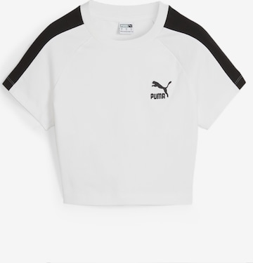 PUMA T-Shirt 'Iconic T7' in Weiß: predná strana