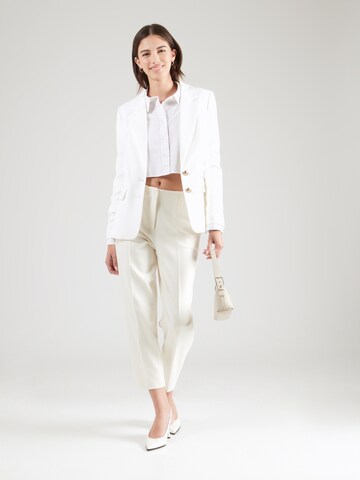 regular Pantaloni con pieghe 'Tetisa' di BOSS in bianco