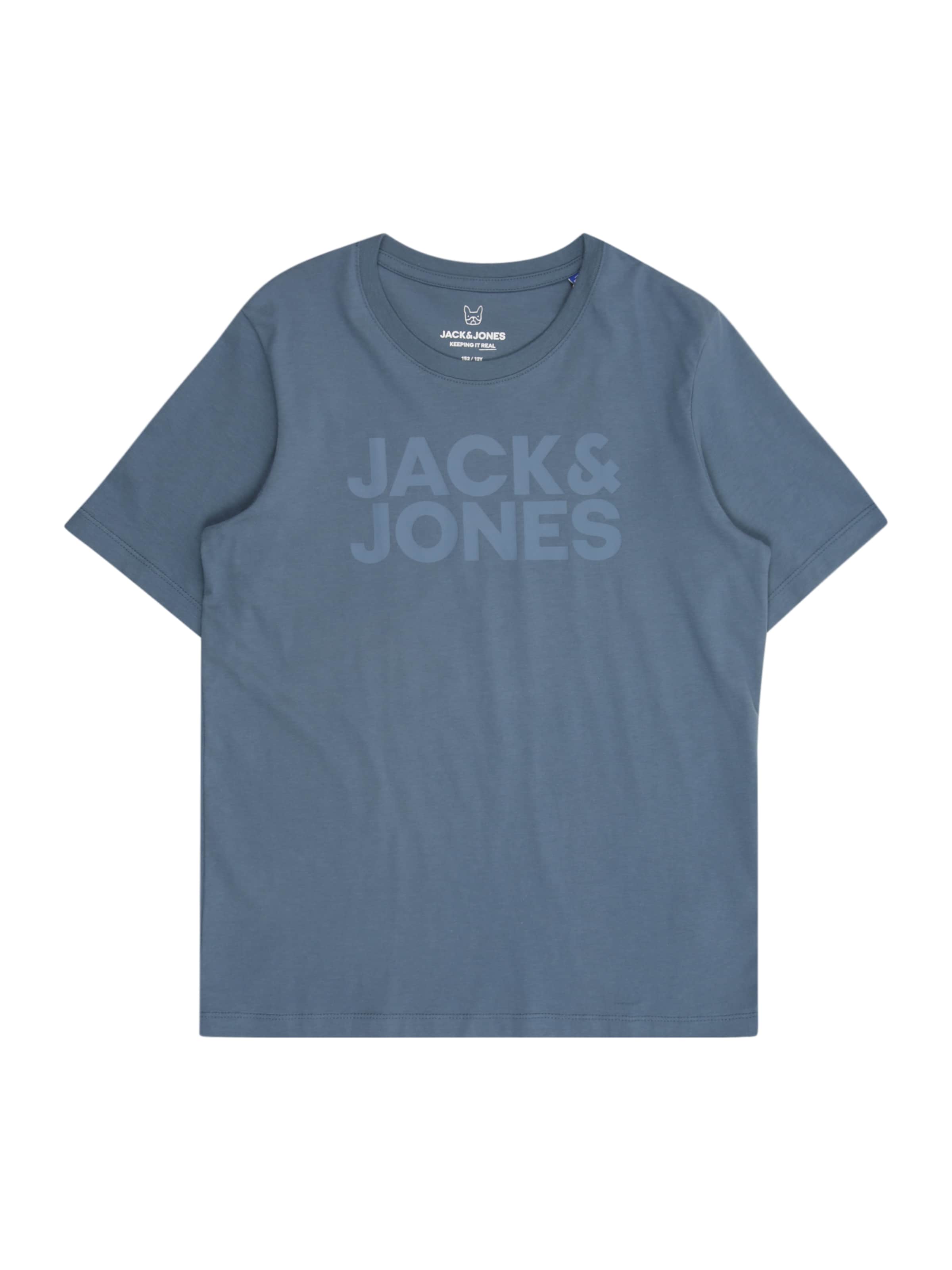 Tricou 'JJECORP' de la Jack & Jones Junior pe albastru: față