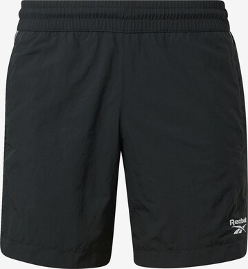 Reebok Shorts 'Vector' in Schwarz: predná strana