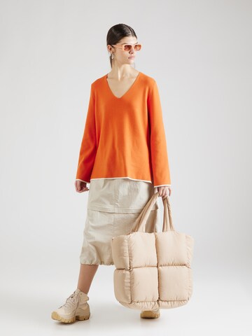 s.Oliver BLACK LABEL Sweater in Orange