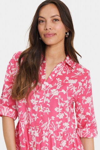 Robe-chemise 'ZusS' SAINT TROPEZ en rose