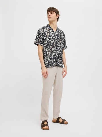JJ Rebel Regular fit Button Up Shirt 'JREBBERN' in Black