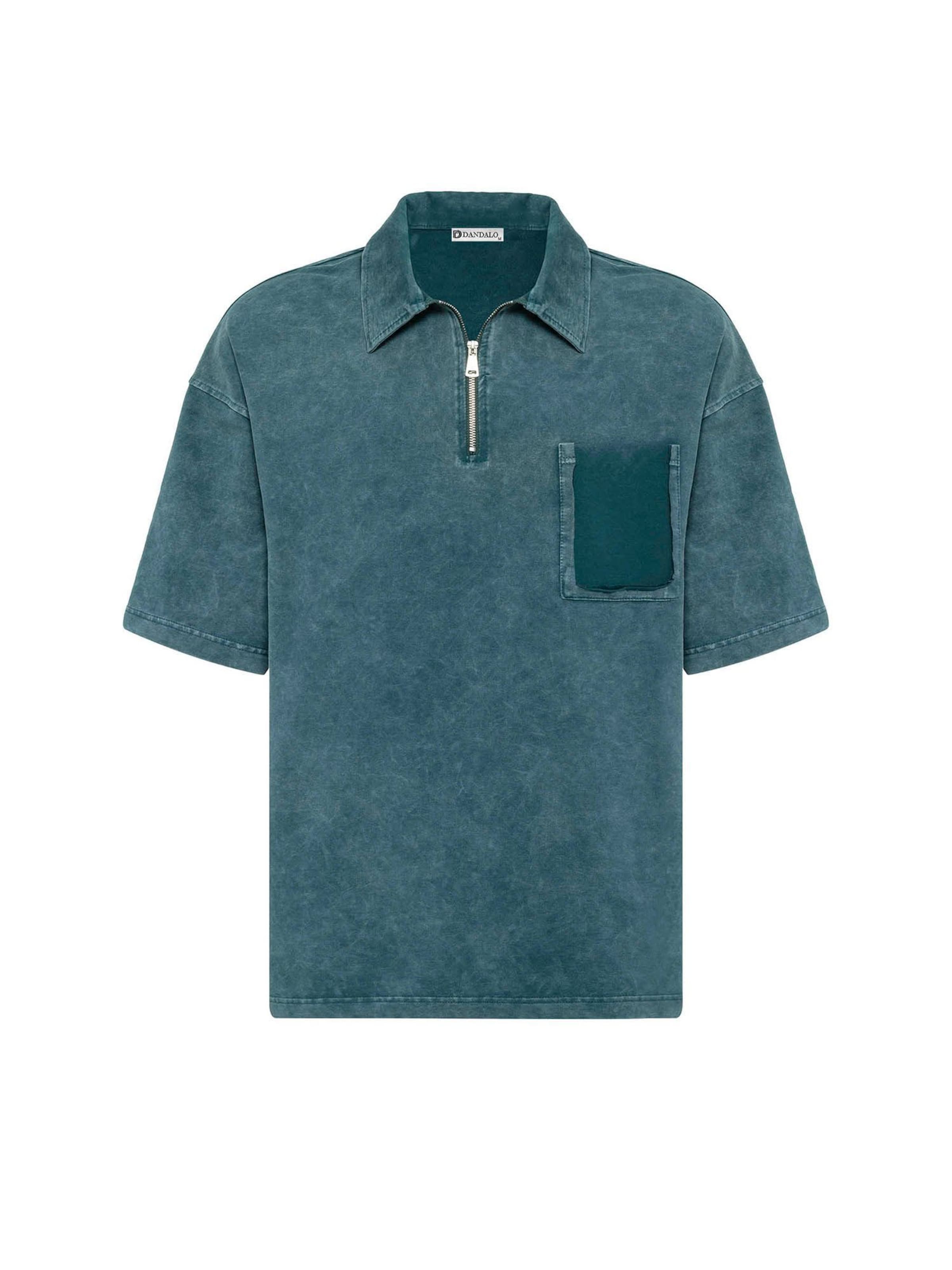 Dandalo Poloshirt in Grün: Vorderseite