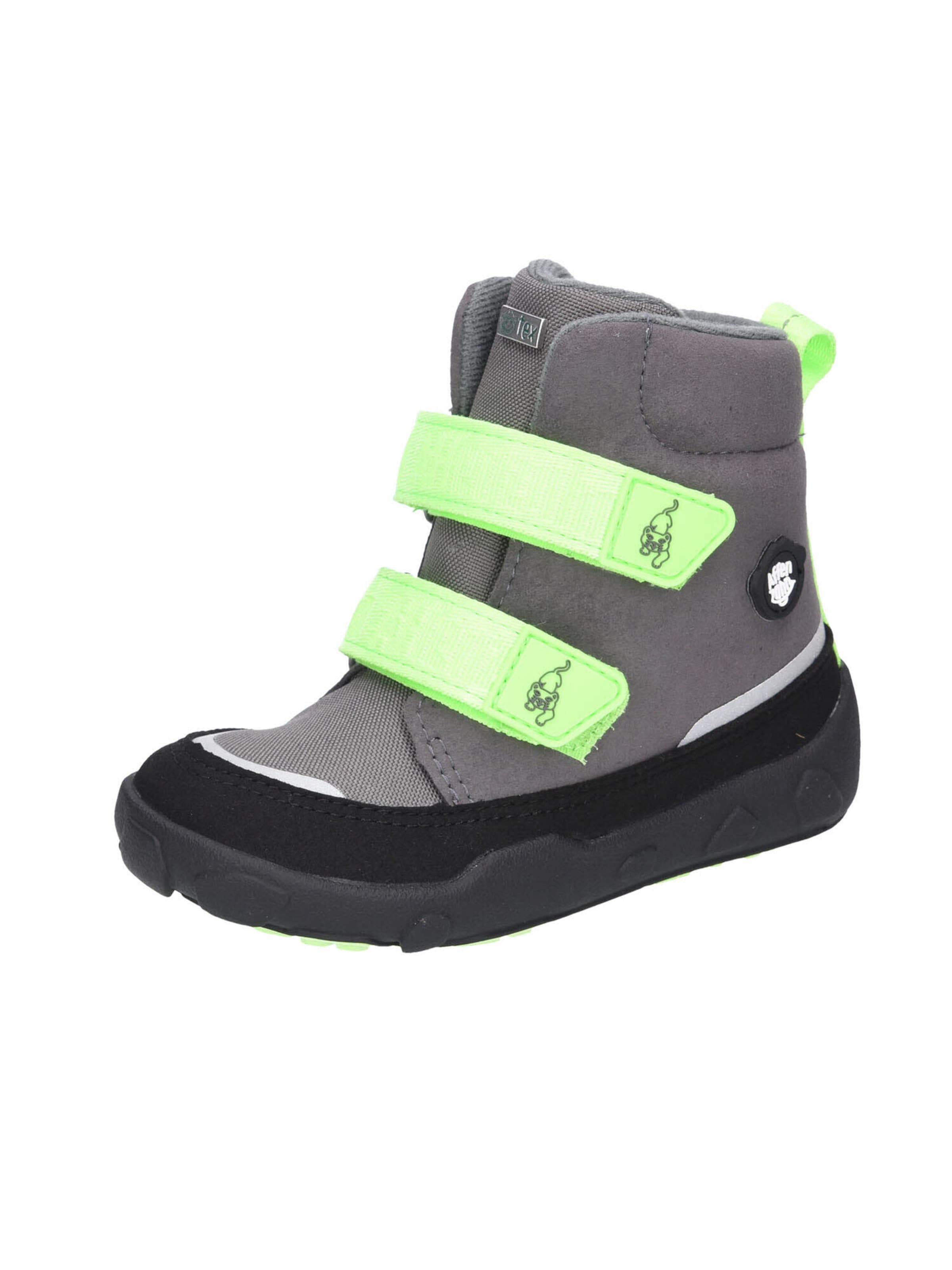 Affenzahn Snow Boots 'Comfy Panther' in Grey: front