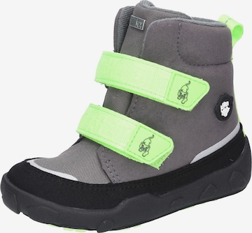 Affenzahn Snow Boots 'Comfy Panther' in Grey: front