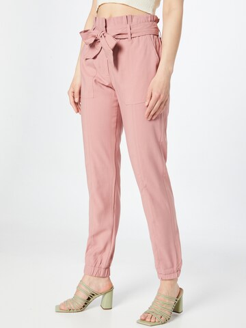 b.young Tapered Trousers in Pink: front