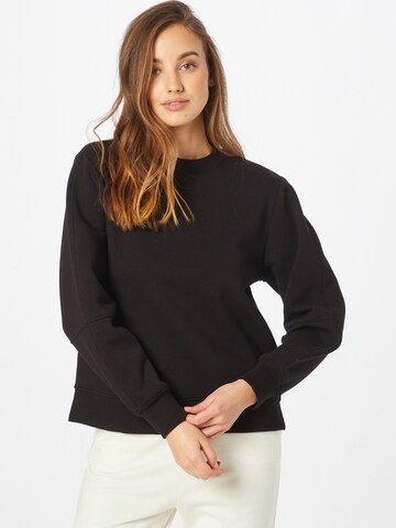 s.Oliver Sweatshirt in Schwarz: predná strana