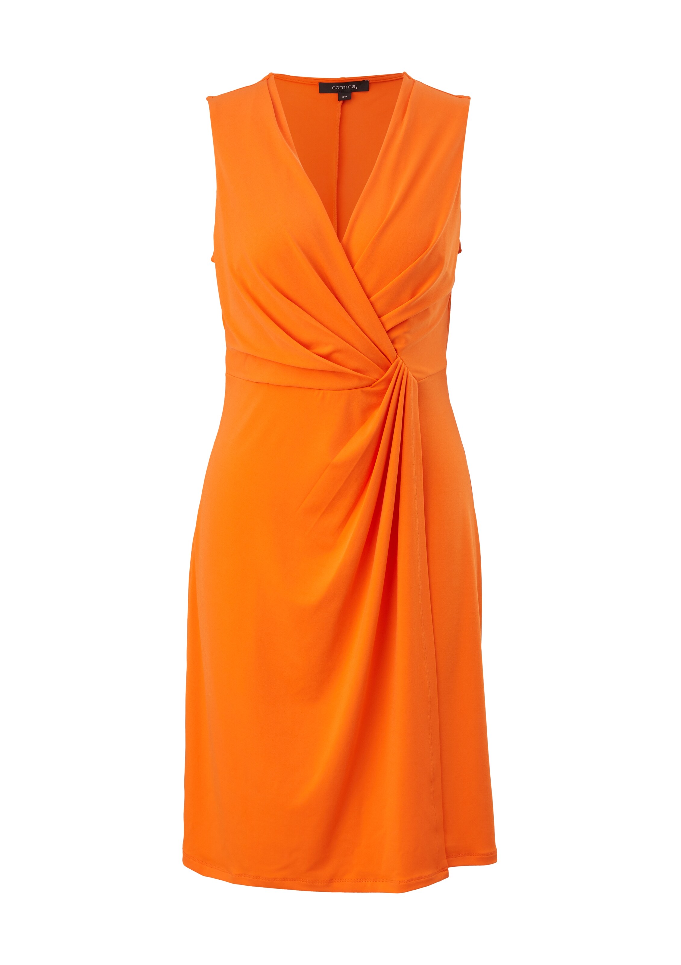 COMMA Jurk in Oranje: voorkant