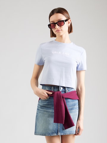 Calvin Klein Jeans Tričko - Fialová: predná strana