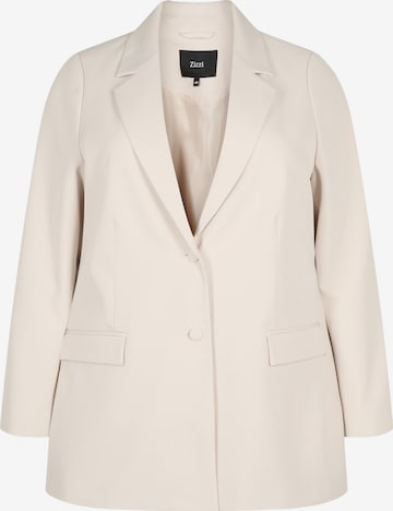 Zizzi Blazer 'CAKAISA' i beige: forside