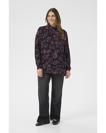 KAFFE CURVE Blouse in Black