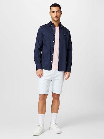 GANT - Ajuste estrecho Camisa de negocios en azul