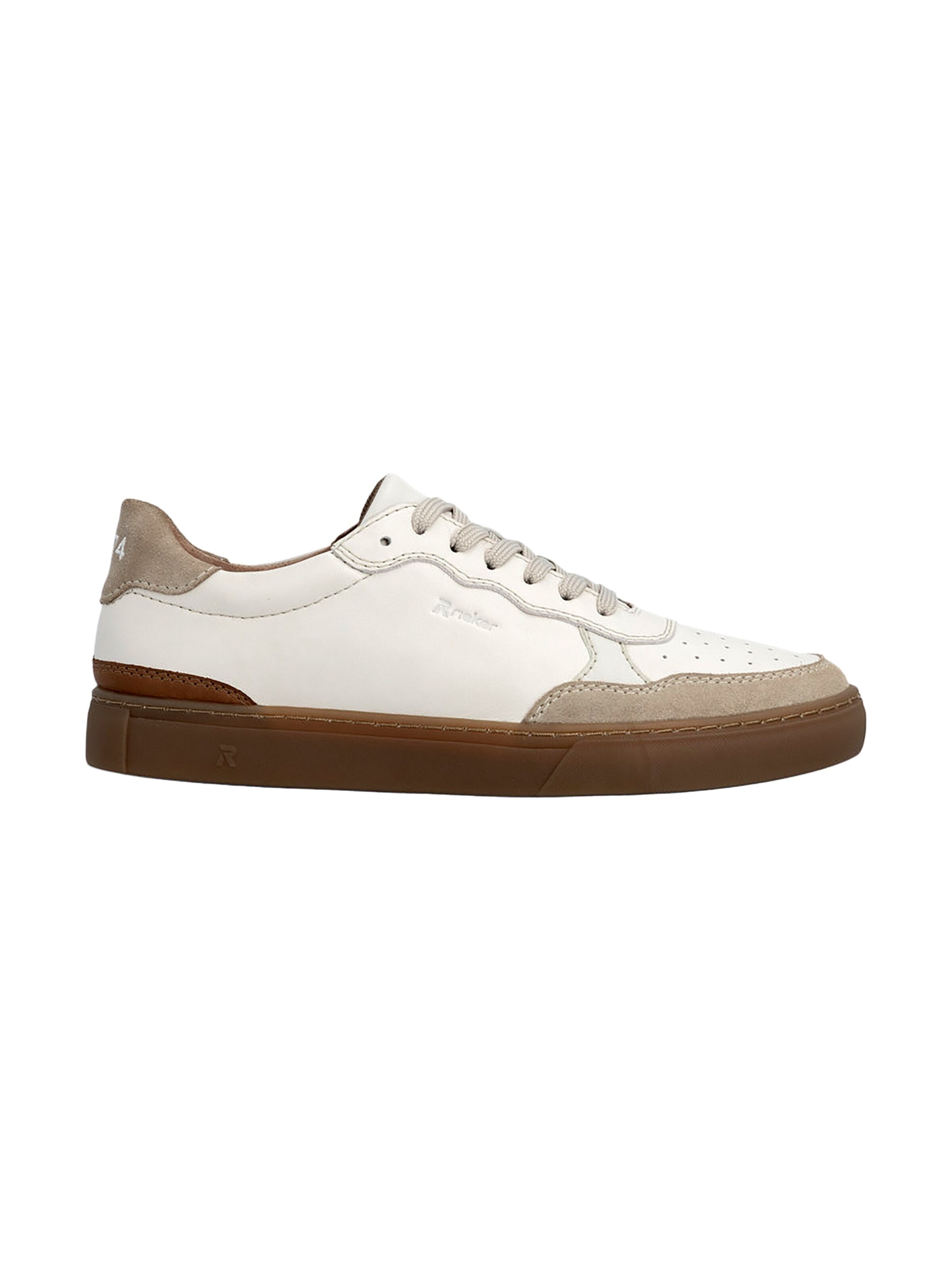 Chaussure de sport à lacets Rieker en blanc