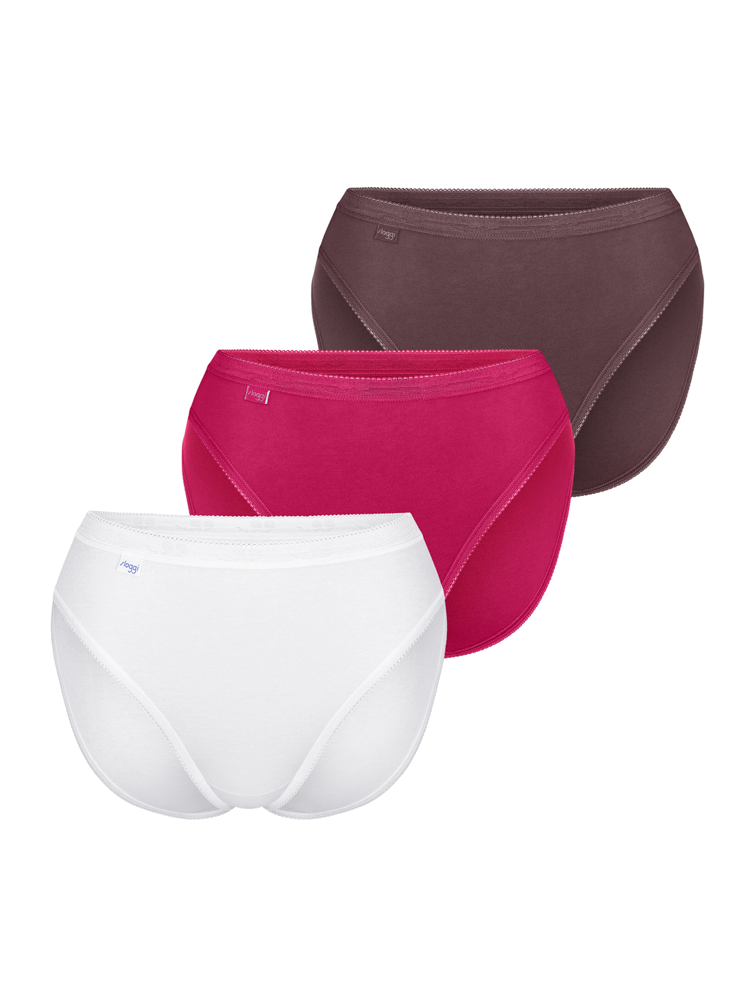 SLOGGI Tai-Slip ' Originals Basic ' in Braun: Vorderseite