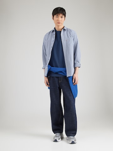 Tricou de la Abercrombie & Fitch pe albastru