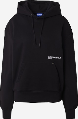 KARL LAGERFELD JEANSSweater majica - crna boja: prednji dio