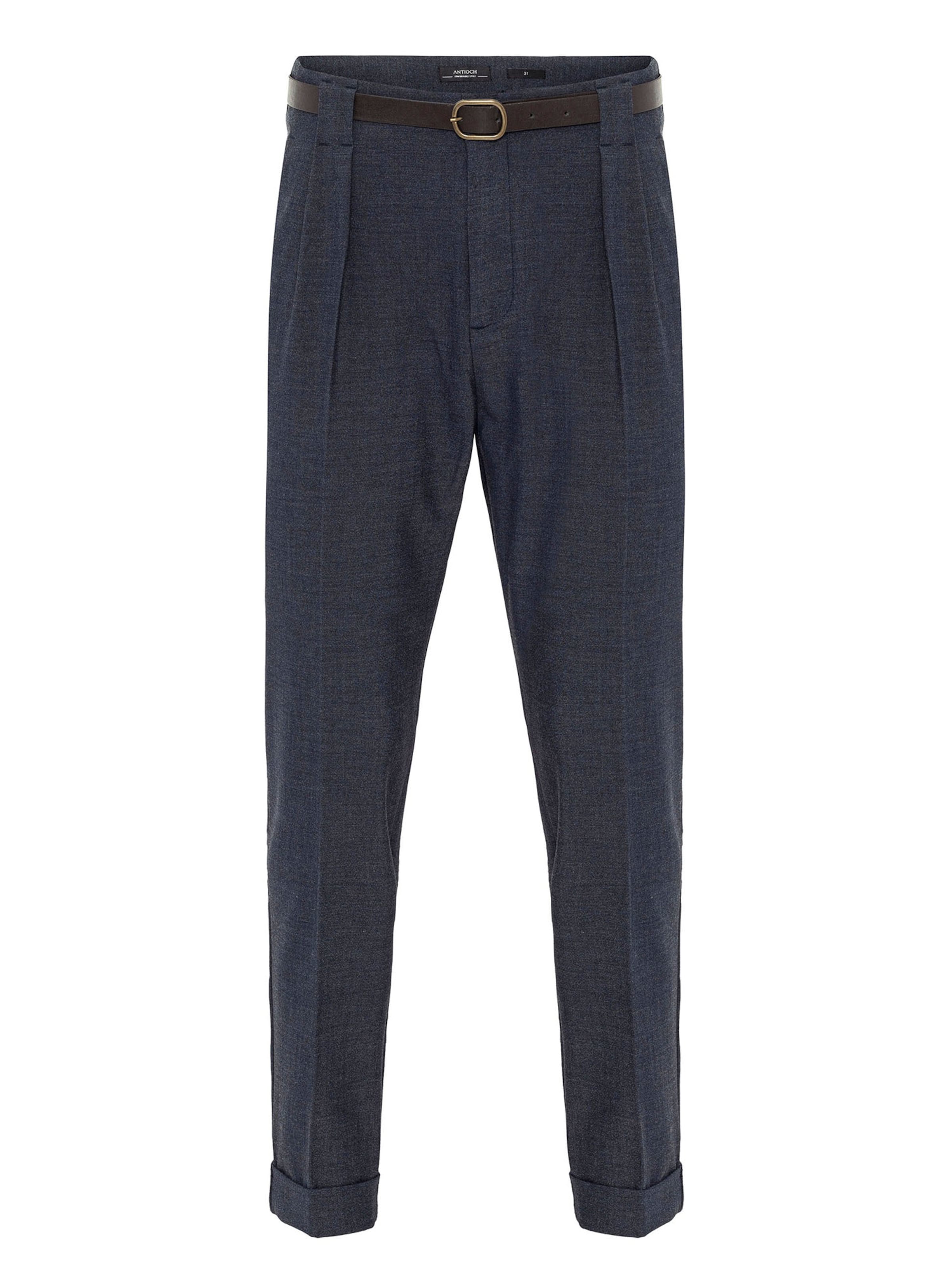 Antioch Слим Штаны в Синий: спереди