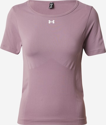 T-shirt fonctionnel UNDER ARMOUR en violet : devant