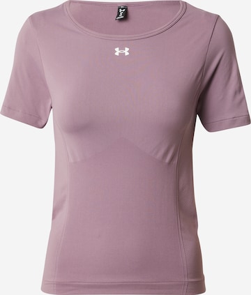 UNDER ARMOUR - Camisa funcionais em roxo: frente