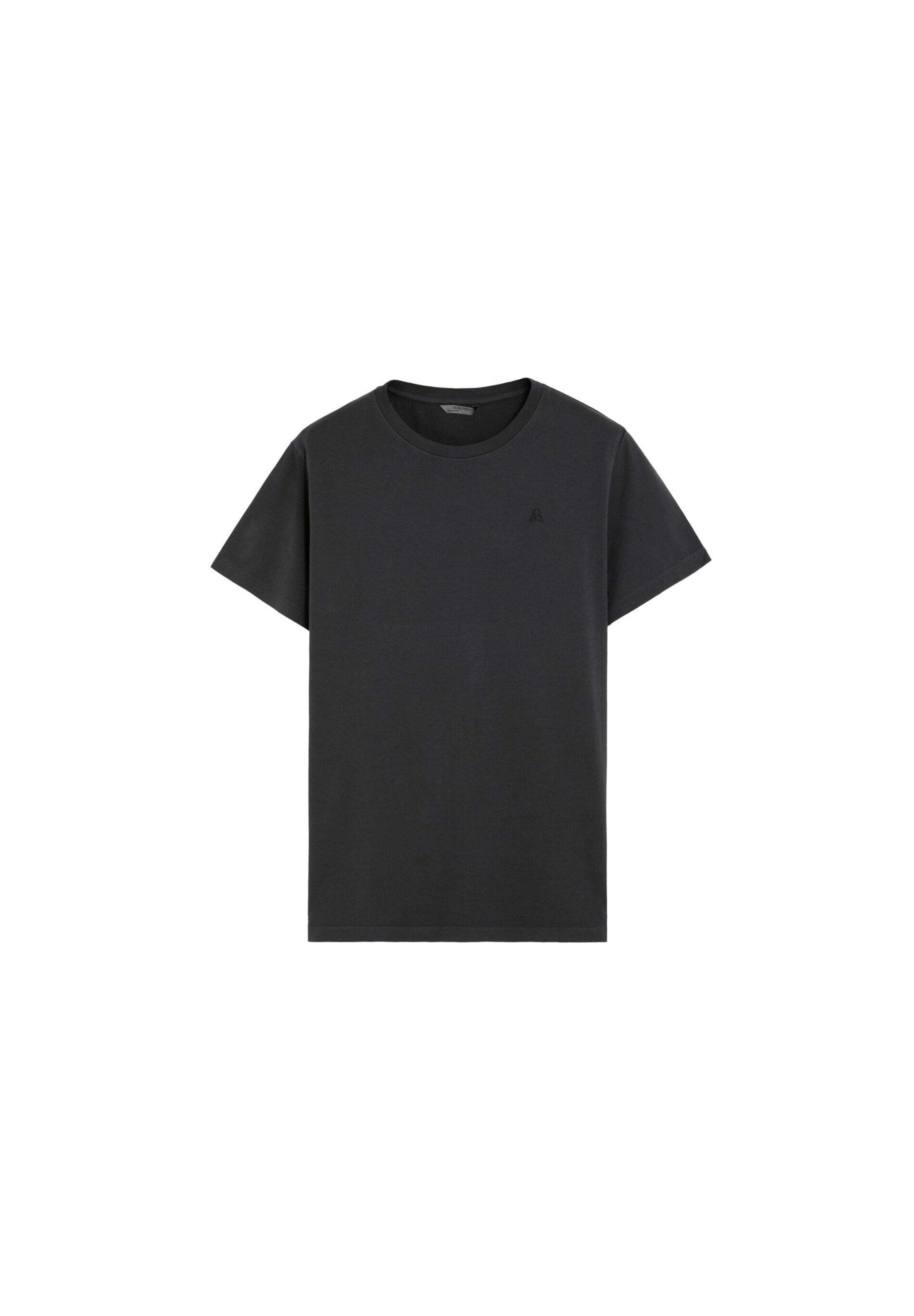 Scalpers Shirt in Zwart: voorkant